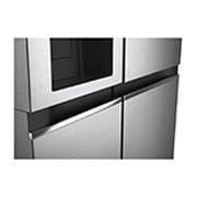 LG Kulkas Side by Side Terbaru Net 617L / Gross 674L dengan Pintu UltraSleek dan Smart Inverter Compressor, GC-L257SLNL