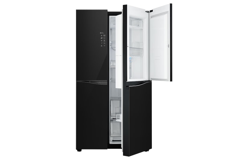 LG Kulkas Side by Side Door-in-Door® 679L gross/ 618L nett Inverter Linear Compressor dengan Hygiene Fresh dan Moist Balance Crisper - Black Glass, GC-M247UGBW