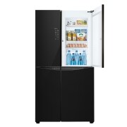 LG Kulkas Side by Side Door-in-Door® 679L gross/ 618L nett Inverter Linear Compressor dengan Hygiene Fresh dan Moist Balance Crisper - Black Glass, GC-M247UGBW