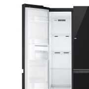 LG Kulkas Side by Side Door-in-Door® 679L gross/ 618L nett Inverter Linear Compressor dengan Hygiene Fresh dan Moist Balance Crisper - Black Glass, GC-M247UGBW