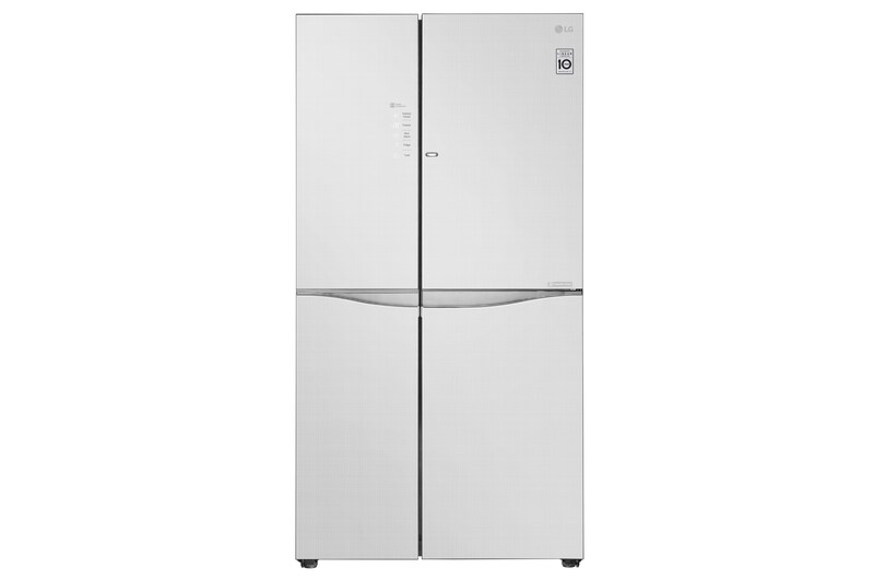 LG Kulkas Side by Side Door-in-Door™ - Linen White Glass, GC-M247UGUW