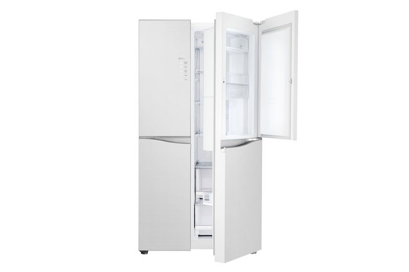LG Kulkas Side by Side Door-in-Door™ - Linen White Glass, GC-M247UGUW