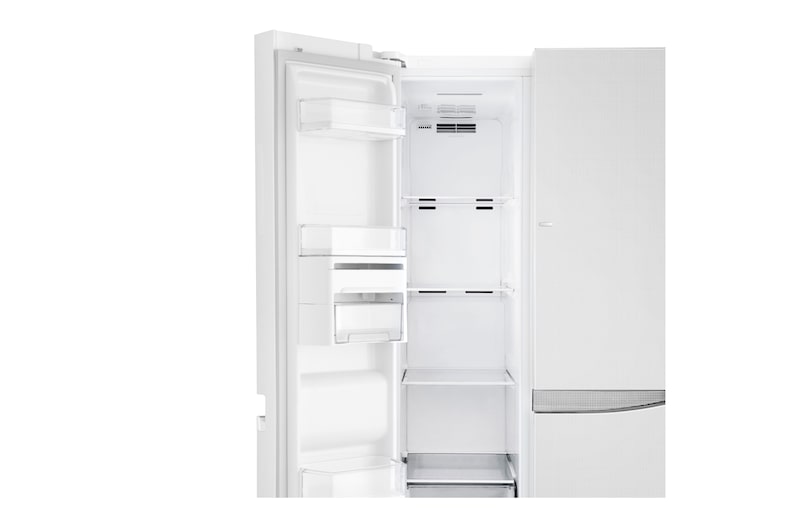 LG Kulkas Side by Side Door-in-Door™ - Linen White Glass, GC-M247UGUW