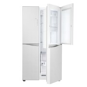 LG Kulkas Side by Side Door-in-Door™ - Linen White Glass, GC-M247UGUW