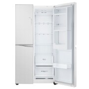 LG Kulkas Side by Side Door-in-Door™ - Linen White Glass, GC-M247UGUW
