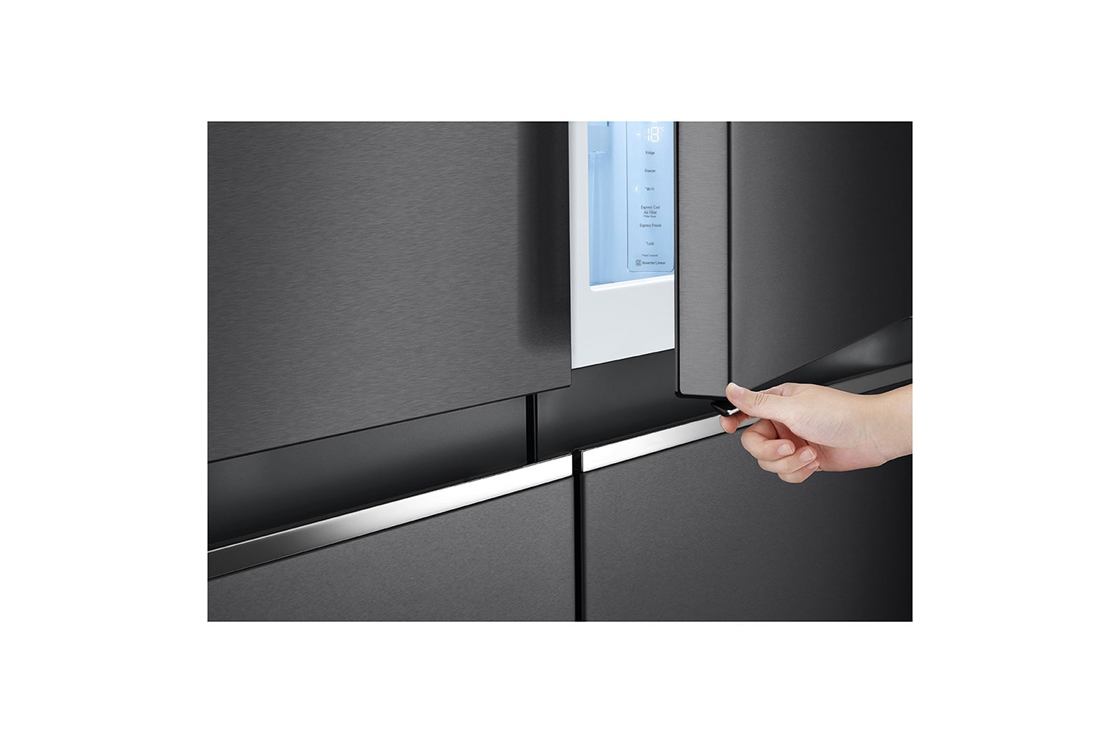 LG Kulkas Side by Side Terbaru Net 647L / Gross 694L dengan Pintu UltraSleek dan Door-in-Door™, GC-M257SQVS