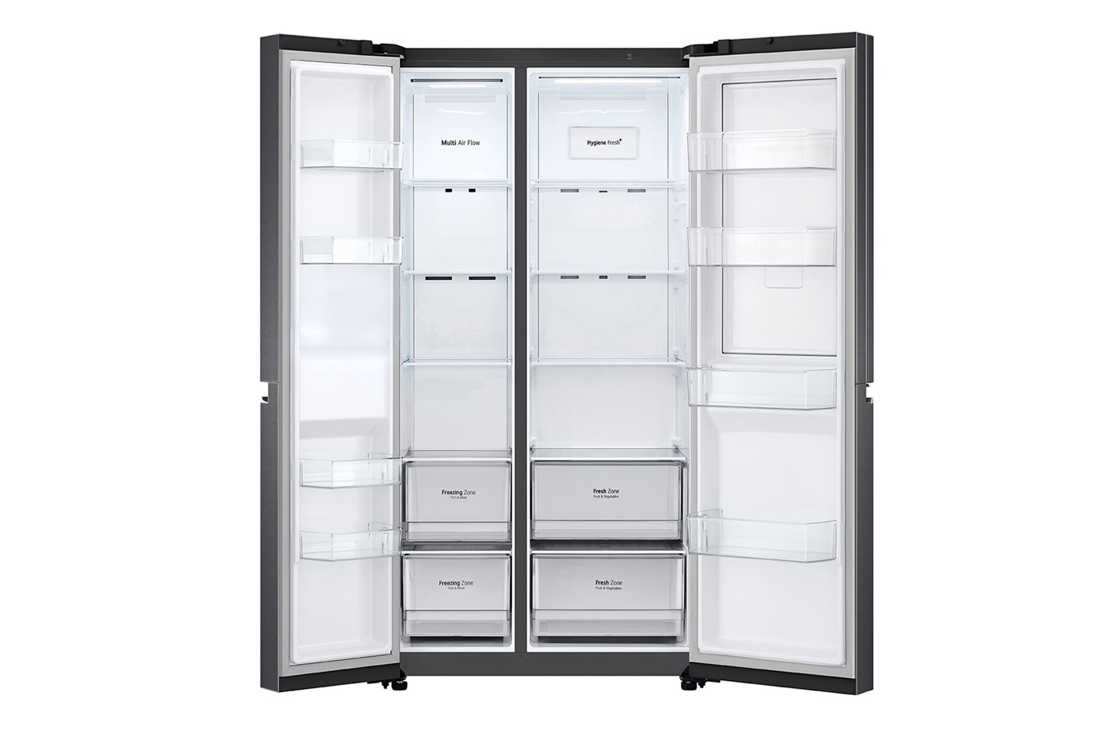 LG Kulkas Side by Side Terbaru Net 647L / Gross 694L dengan Pintu UltraSleek dan Door-in-Door™, GC-M257SQVS