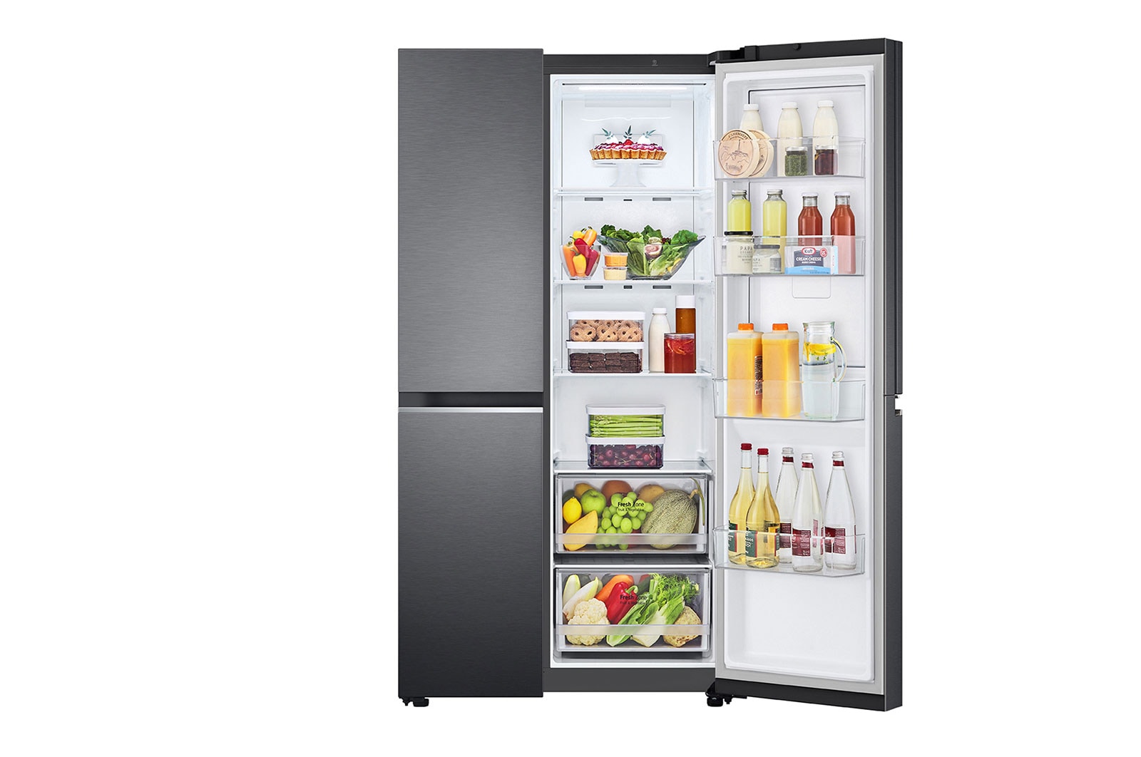 LG Kulkas Side by Side Terbaru Net 647L / Gross 694L dengan Pintu UltraSleek dan Door-in-Door™, GC-M257SQVS