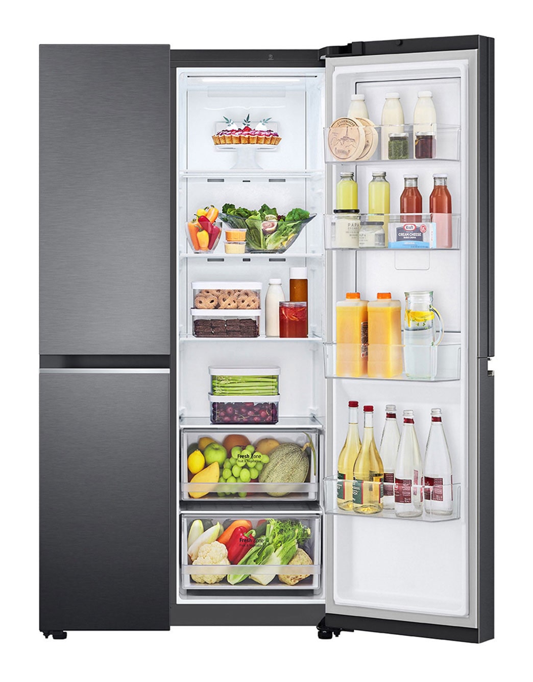 Kulkas Side by Side Terbaru Net 647L / Gross 694L dengan Pintu