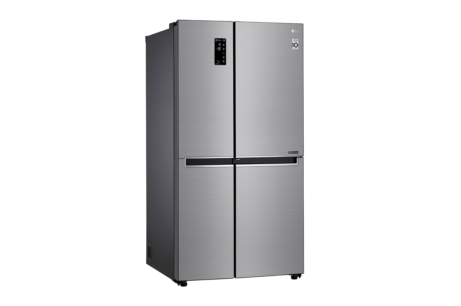 LG Kulkas Side by Side  885L gross /797L nett Door-in-Door™  Inverter Linear Compressor dan Multi Air Flow, ThinQ™ dengan Wi-Fi - Platinum, GC-M297SLGL