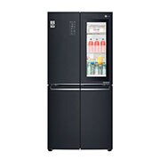 LG Kulkas Multi Door 595L gross / 458L nett Ramping dengan Inverter Linear Compressor, ThinQ™ dengan WiFi - Hitam Matte, GC-Q22FTQEB