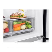 LG Kulkas Multi Door 595L gross / 458L nett Ramping dengan Inverter Linear Compressor, ThinQ™ dengan WiFi - Hitam Matte, GC-Q22FTQEB