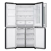 LG Kulkas Multi Door InstaView Door-in-Door™ 595L - Matte Black, GC-Q22FTQEB