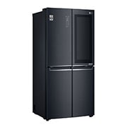 LG Kulkas Multi Door 595L gross / 458L nett Ramping dengan Inverter Linear Compressor, ThinQ™ dengan WiFi - Hitam Matte, GC-Q22FTQEB