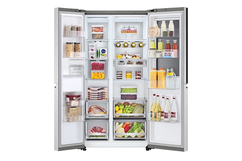 LG Kulkas InstaView Door-in-Door™ Terbaru Nett 647L / Gross 694L dengan LinearCooling dan ThinQ™, GC-Q257CSFS