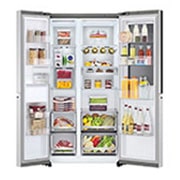 LG Kulkas InstaView Door-in-Door™ Terbaru Nett 647L / Gross 694L dengan LinearCooling dan ThinQ™, GC-Q257CSFS