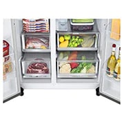 LG Kulkas InstaView Door-in-Door™ Terbaru Net 617L / Gross 674L dengan UVnano™ dan ThinQ™, GC-X257CSES