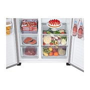 LG 566L / 509L Kulkas Side by Side, GCFB507PGAM