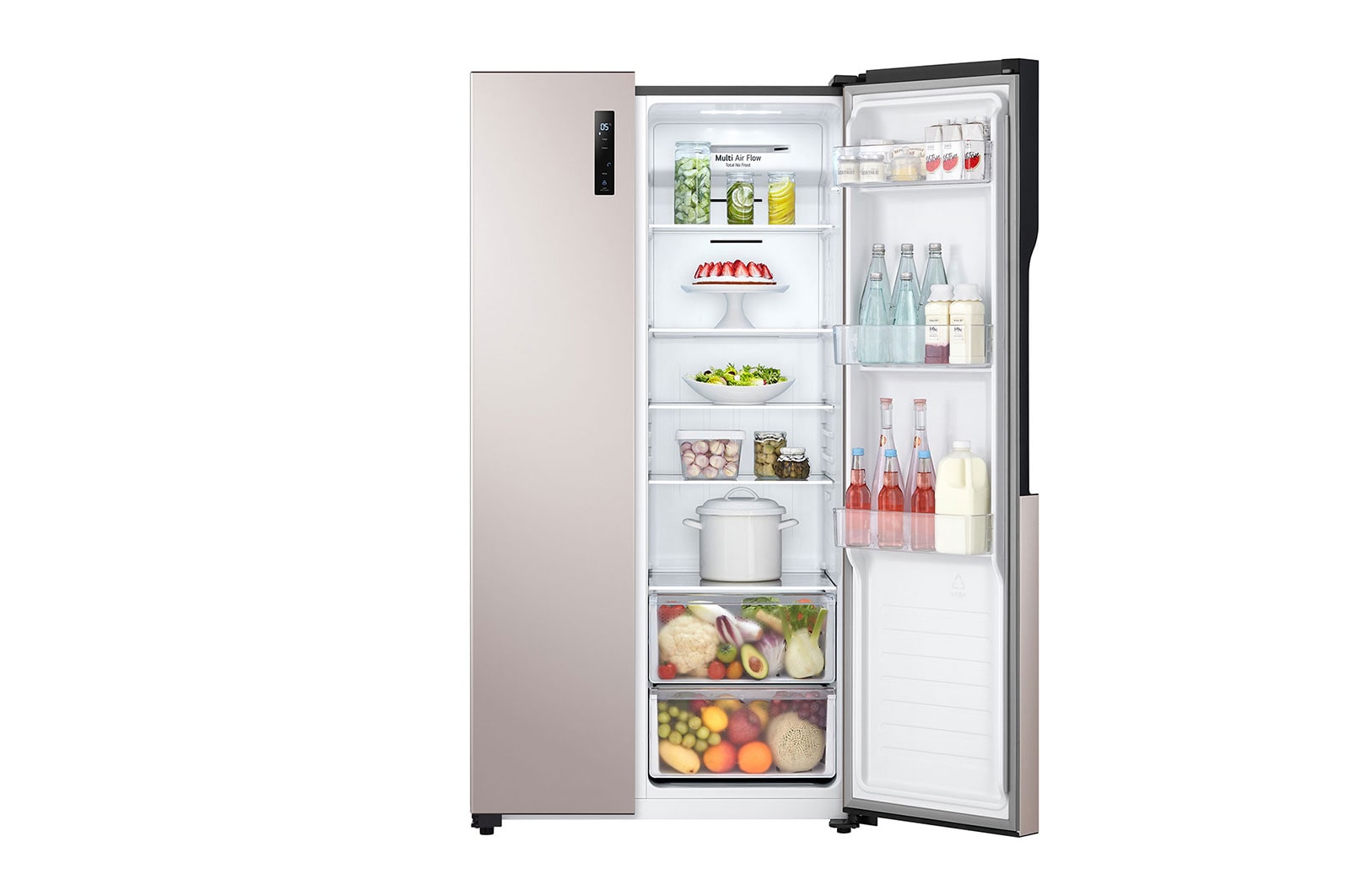 LG 566L / 509L Kulkas Side by Side, GCFB507PGAM