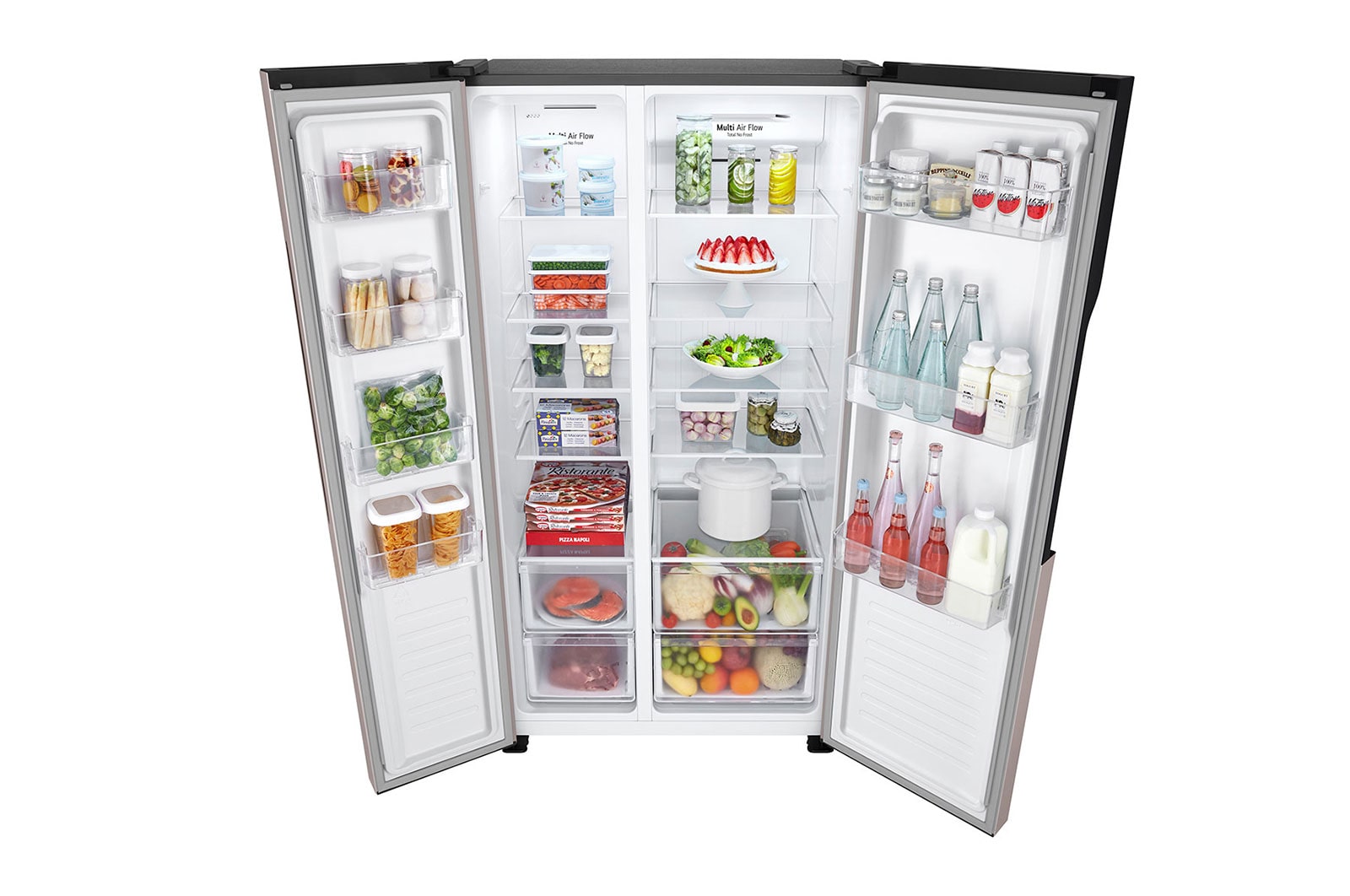 LG 566L / 509L Kulkas Side by Side, GCFB507PGAM