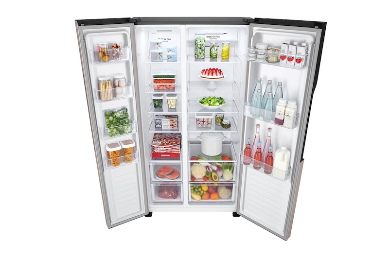 LG 566L / 509L Kulkas Side by Side, GCFB507PGAM