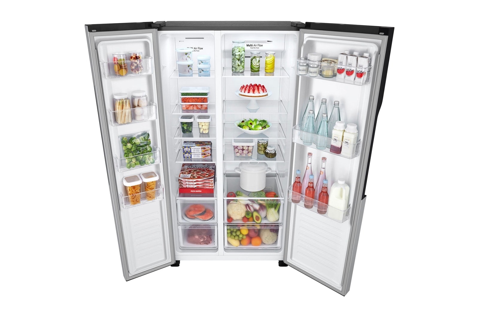 LG 566L / 509L Kulkas Side by Side, GCFB507PQAM