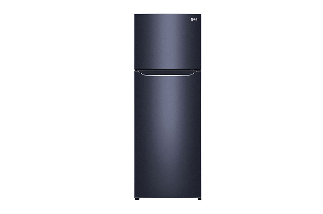 LG Kulkas 2 Pintu 202L gross/ 187L nett Smart Inverter dengan Multi Air Flow dan LED Lighting - Black Purple, GN-B185SQBP