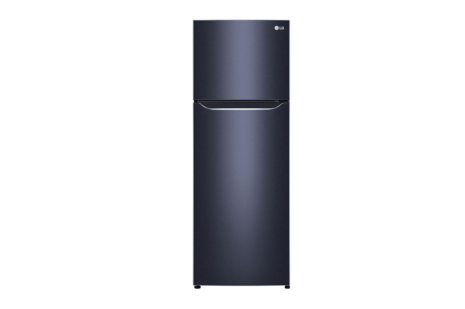Front view of Kulkas 2 Pintu 202L gross/ 187L nett Smart Inverter dengan Multi Air Flow dan LED Lighting - Black Purple GN-B185SQBP