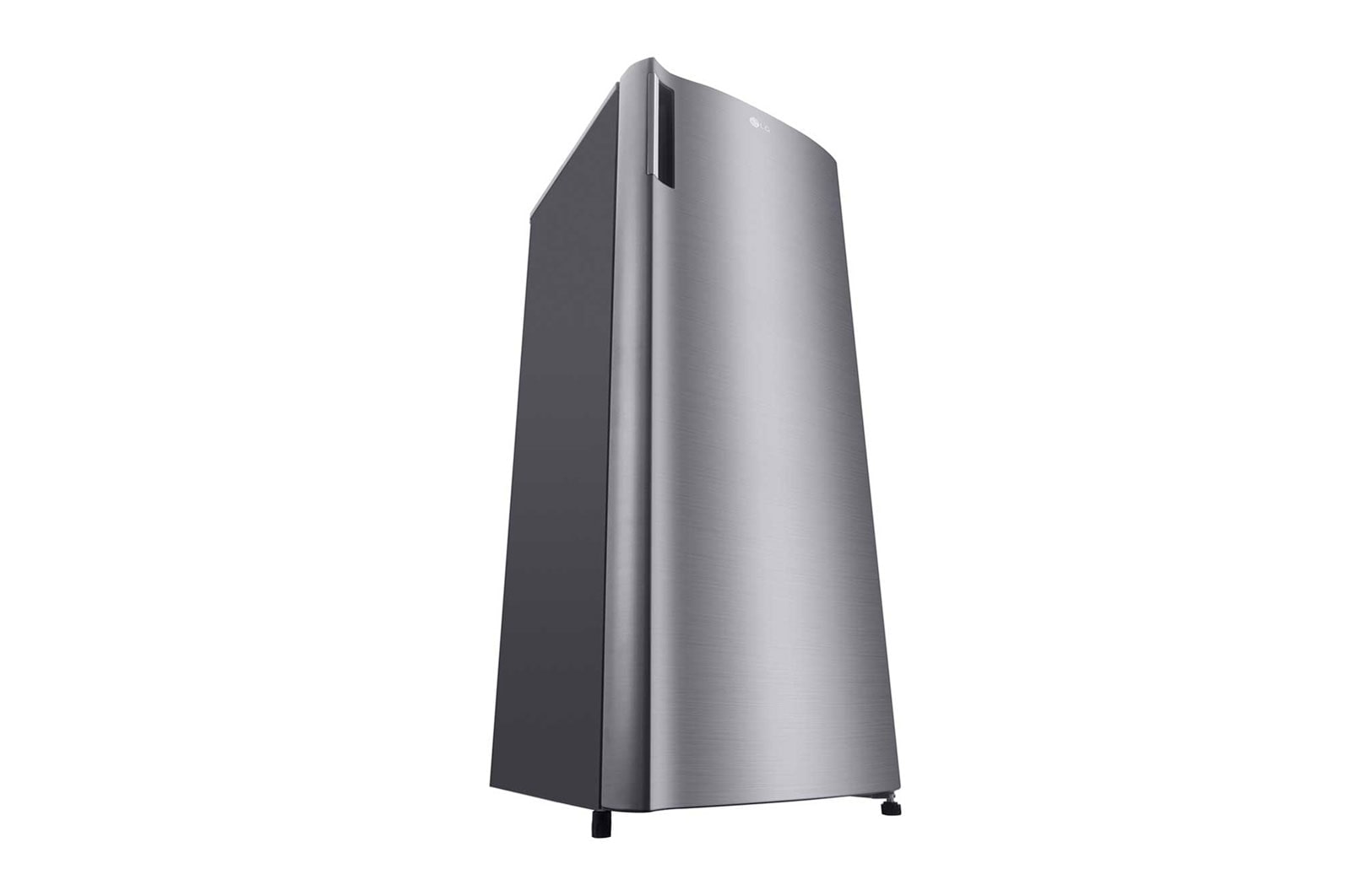 LG Freezer 1 Pintu 171L dengan Bio Shield dan Rak Tempered Glass - Silver, GN-IN304SLS