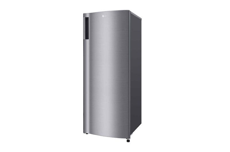 LG Freezer 1 Pintu 171L dengan Bio Shield dan Rak Tempered Glass - Silver, GN-IN304SLS