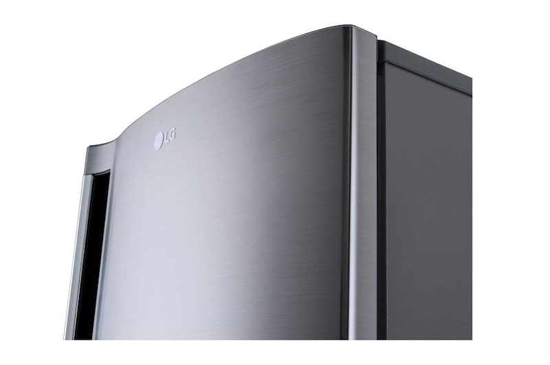 LG Freezer 1 Pintu 171L dengan Bio Shield dan Rak Tempered Glass - Silver, GN-IN304SLS