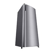 LG Freezer 1 Pintu 171L dengan Bio Shield dan Rak Tempered Glass - Silver, GN-IN304SLS