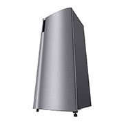LG Freezer 1 Pintu 171L dengan Bio Shield dan Rak Tempered Glass - Silver, GN-IN304SLS