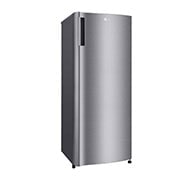 LG Freezer 1 Pintu 171L dengan Bio Shield dan Rak Tempered Glass - Silver, GN-IN304SLS