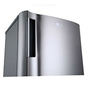 LG Freezer 1 Pintu 171L dengan Bio Shield dan Rak Tempered Glass - Silver, GN-IN304SLS