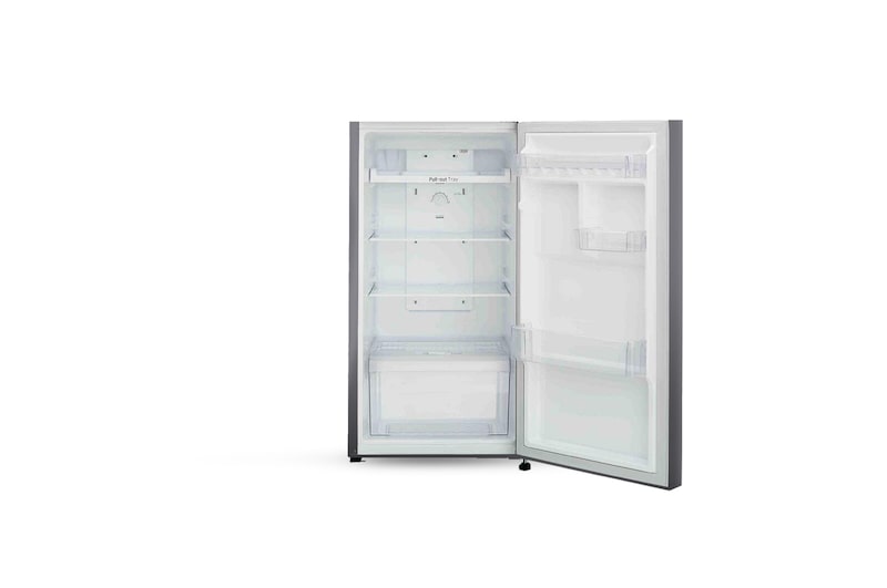 LG Kulkas 2 Pintu 225L gross / 209L nett Smart Inverter Compressor dan Moist Balance Crisper™ - Dark Graphite Steel, GN-B200SQBB