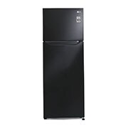 Front view of Kulkas 2 Pintu 209L Smart Inverter dengan Multi Air Flow dan Moist Balance Crisper™ - Hitam GN-B200SQBK