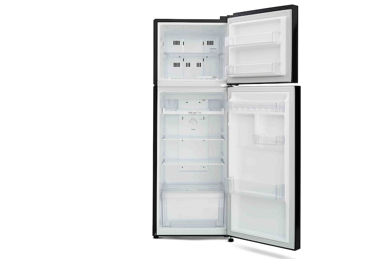 LG Kulkas 2 Pintu 209L Smart Inverter dengan Multi Air Flow dan Moist Balance Crisper™ - Hitam, GN-B200SQBK