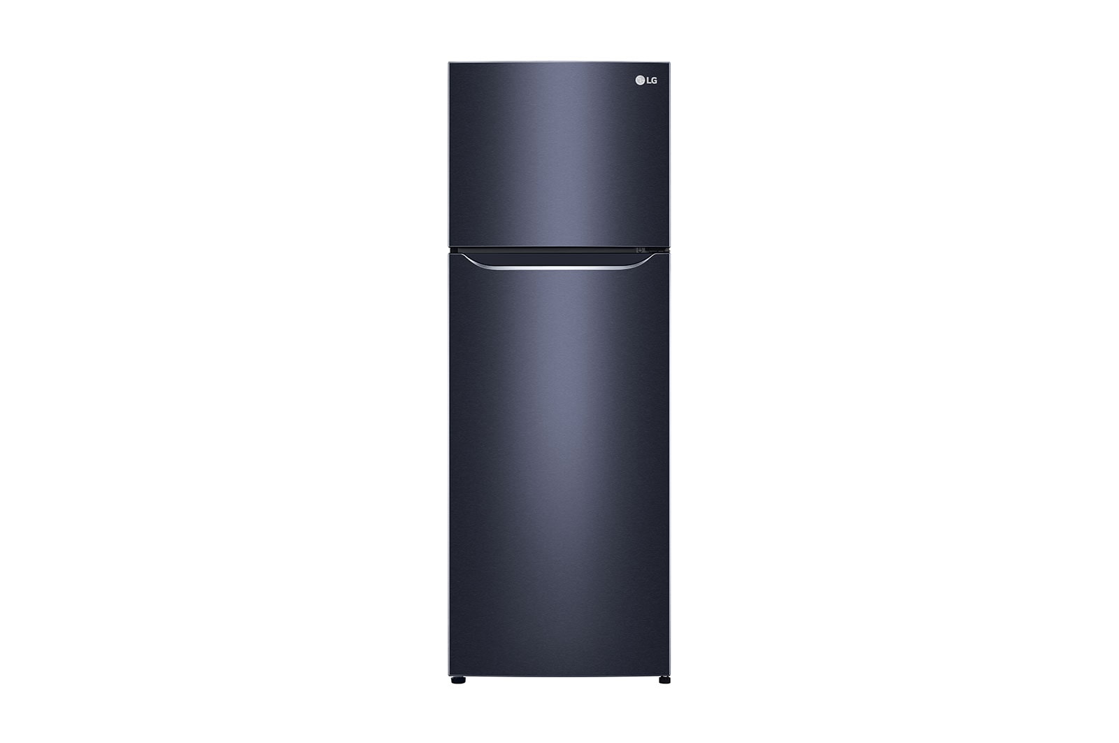 Kulkas 2 Pintu 225L gross/ 209L nett Smart Inverter dengan Multi Air Flow dan Moist Balance Crisper - Black Purple GN-B200SQBP tampak depan