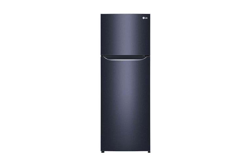 LG Kulkas 2 Pintu 225L gross/ 209L nett Smart Inverter dengan Multi Air Flow dan Moist Balance Crisper - Black Purple, GN-B200SQBP