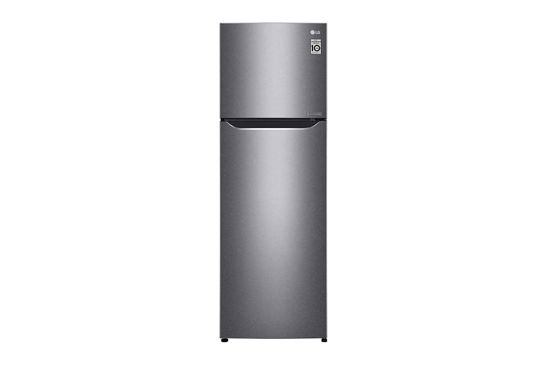 LG Kulkas 2 Pintu 272L gross/ 254L nett Smart Inverter dengan Multi Air Flow dan Moist Balance Crisper - Dark Graphite Steel, GN-B272SQCB