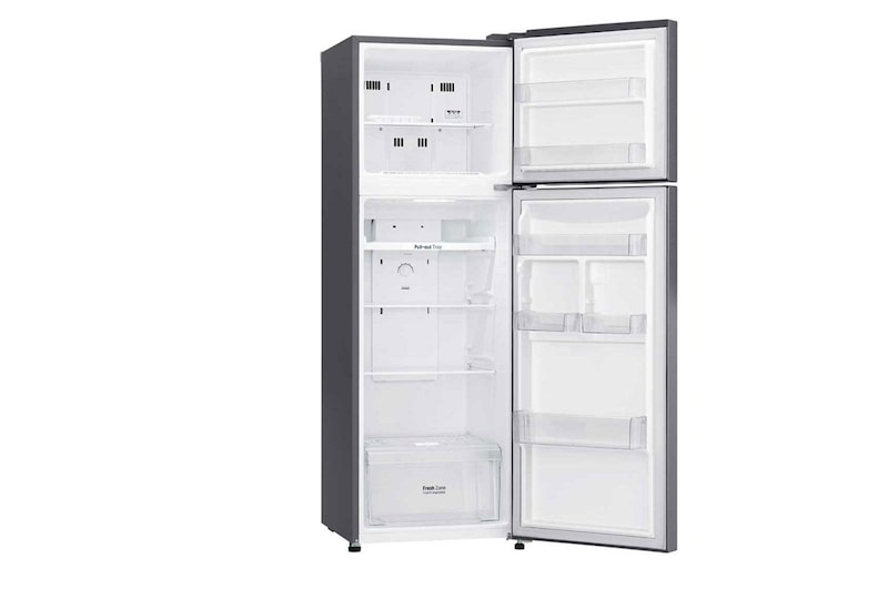 LG Kulkas 2 Pintu 272L gross/ 254L nett Smart Inverter dengan Multi Air Flow dan Moist Balance Crisper - Dark Graphite Steel, GN-B272SQCB