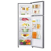 LG Kulkas 2 Pintu 272L gross/ 254L nett Smart Inverter dengan Multi Air Flow dan Moist Balance Crisper - Dark Graphite Steel, GN-B272SQCB