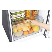 LG Kulkas 2 Pintu 272L gross/ 254L nett Smart Inverter dengan Multi Air Flow dan Moist Balance Crisper - Dark Graphite Steel, GN-B272SQCB