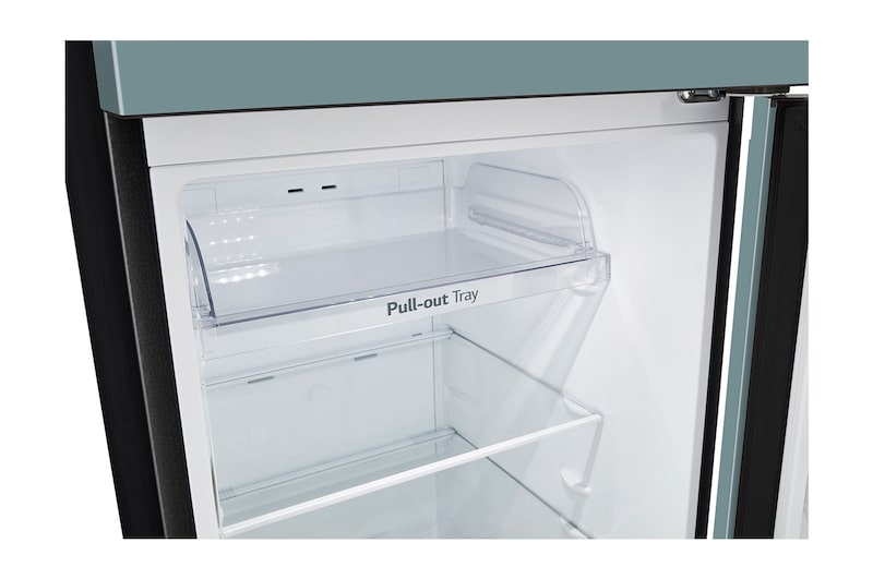 LG Kulkas 2 Pintu LG Refrigerator Objet Collection Terbaru, Nett 335L / Gross 360Ldengan Warna Clay Mint dan DoorCooling+, GN-B332PQGM