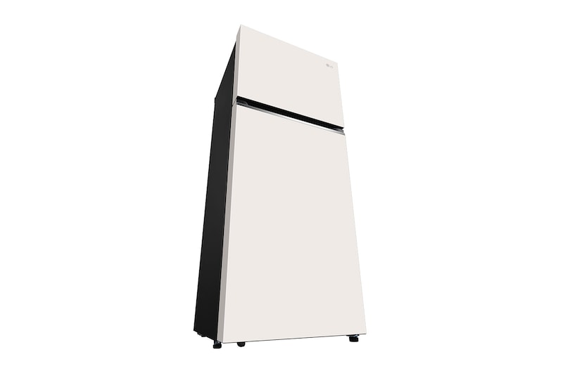 LG Kulkas 2 Pintu LG Refrigerator Objet Collection Terbaru, Nett 335L / Gross 360L dengan Warna Nature Beige dan DoorCooling+, GN-B332PQGB