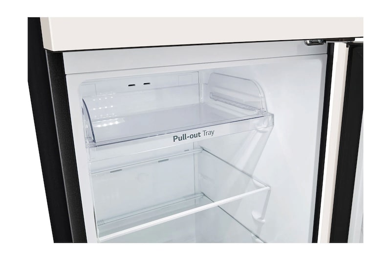 LG Kulkas 2 Pintu LG Refrigerator Objet Collection Terbaru, Nett 335L / Gross 360L dengan Warna Nature Beige dan DoorCooling+, GN-B332PQGB