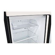 LG Kulkas 2 Pintu LG Refrigerator Objet Collection Terbaru, Nett 335L / Gross 360L dengan Warna Nature Beige dan DoorCooling+, GN-B332PQGB