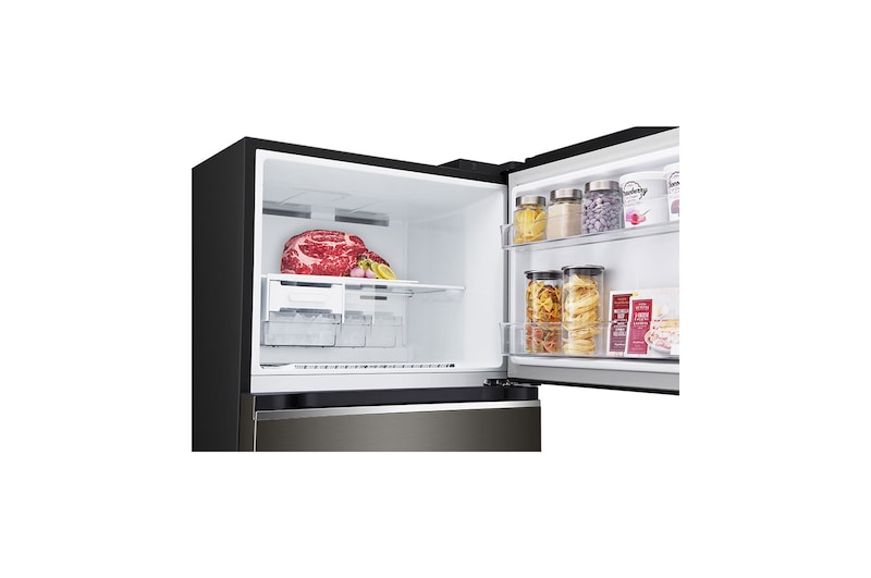 LG Kulkas 2 Pintu 360L Smart Inverter Compressor - Dark Graphite Steel, GN-B332PXGB
