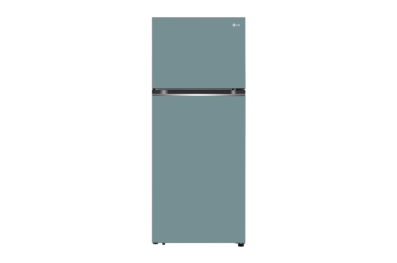 LG Kulkas 2 Pintu LG Refrigerator Objet Collection Terbaru, Nett 375L / Gross 410Ldengan Warna Clay Mint dan DoorCooling+, GN-B372PQGM